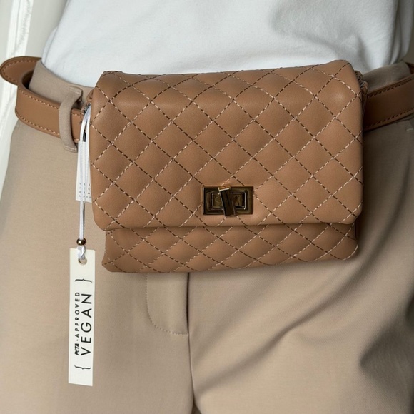 Mali + Lili (White House Black Market) Quilted Belt Bag/Crossbody Purse NWT - Picture 7 of 10